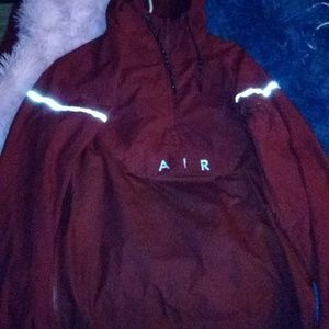 Red NIKE windbreaker